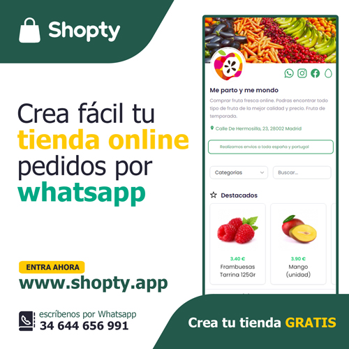 Shopty Tu tienda Whatsapp