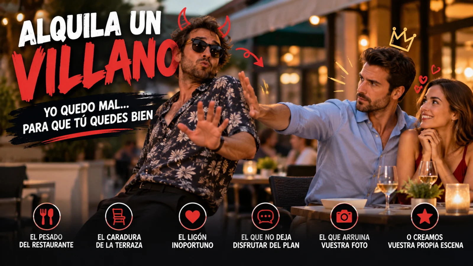 😈 Alquila un villano