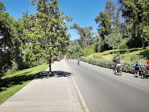 Subir el cerro San Cristóbal